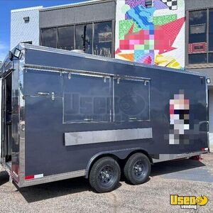 Like New - 2023 18' Kitchen Food Concession Trailer with Pro-Fire Suppression for Sale in Texas!