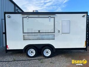 Well Equipped - 2023 7' x 16' Kitchen Food Concession Trailer for Sale in Texas!