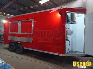 NEW - 2024 8' x 18' Kitchen Food Trailer with 3' Storage Space for Sale in Texas!