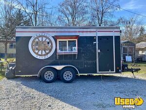 Clean - 16' Kitchen Food Trailer | Food Concession Trailer for Sale in Texas!
