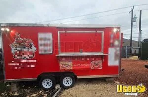2022 6' x 16' Kitchen Food Concession Trailer with Fire Suppression System for Sale in Texas!