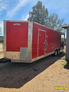 2014 24' Freedom Kitchen Food Trailer with Porch | Food Concession Trailer for Sale in Texas!
