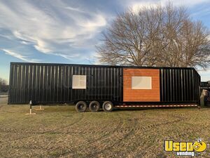 Custom New Build - 2022 8' x 44' Food Concession Trailer with 24' Serving Kitchen & Bathroom + Solar for Sale in Texas!