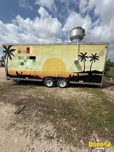 Like New - 2022 7.5' x 20' Kitchen Food Trailer with Fire Suppression System for Sale in Texas!