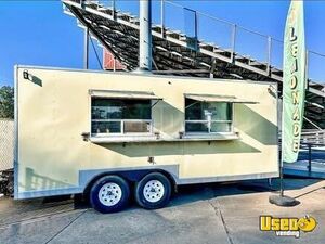 2022 18' Kitchen Food Concession Trailer with Fire Suppression System for Sale in Texas!