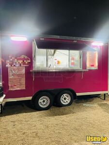 TURNKEY - 2022 8' x 14' Kitchen Food Concession Trailer with Pro-Fire Suppression for Sale in Texas!