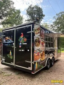 2021 8.5' x 18' Diamond Cargo Kitchen Food  Concession Trailer with Fire Suppression for Sale in Texas!