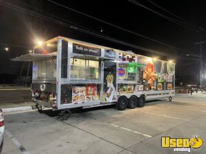 Like-New  - 2020 8' x 34' Kitchen Food Concession Trailer with Pro-Fire Suppression for Sale in Texas!