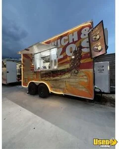 2023 8' x 14' Kitchen Food Concession Trailer with Fire Suppression System for Sale in Texas!