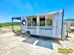 2019 8.5' x 20'  Kitchen Food Trailer with 6’ Porch | Food  Concession Trailer for Sale in Texas!