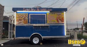 2022 8' x 16' Kitchen Food Trailer with Fire Suppression System for Sale in Texas!