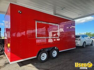 NEW - 2025 8.5' x 16' Kitchen Food Trailer | Food Concession Trailer for Sale in Texas!