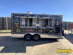 2022 8.5' x 18' Kitchen Food Concession Trailer with Fire Suppression System for Sale in Texas!