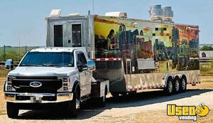 Well Equipped - 2014 8.5' x 32' Freedom  Kitchen Food Trailer for Sale in Texas!