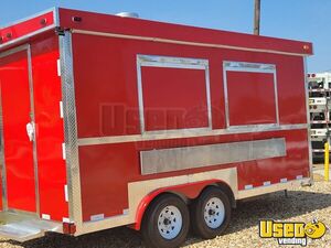 Like New - 2023 8' x 16' Kitchen Food Trailer | Food Concession Trailer for Sale in Texas!