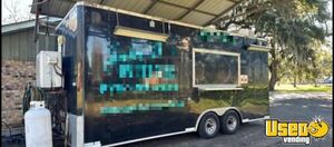 Well Equipped - 2018 8' x 21' Kitchen Food Trailer with Fire Suppression System for Sale in Texas!