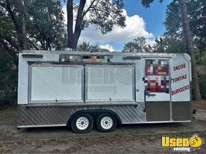 Used 2000 - 8' x 20' Kitchen Concession Trailer with Pro-Fire Suppression for Sale in Texas!