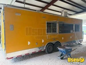 Lightly Used Double Axle Kitchen Food Concession Trailer with Pro Fire System for Sale in Texas!