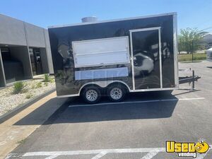 Kitchen Food Trailer with Fire Suppression System | Food Concession Trailer for Sale in Texas!