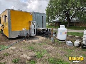 2018 Kitchen Food Trailer with Walk-in Refrigerator | Concession Trailer for Sale in Texas!