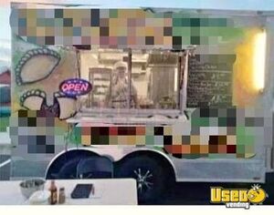 2022 8.5' x 16' Kitchen Food Trailer with Fire Suppression System | Concession Trailer for Sale in Texas!