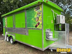 2021 8' x 18' Kitchen Food Concession Trailer with Pro-Fire Suppression for Sale in Texas!