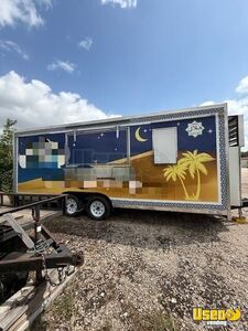 NEW - 2022 7.5' x 20' Kitchen Food Concession Trailer with Fire Suppression System for Sale in Texas!