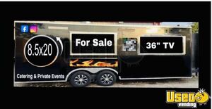 2024 8.5' x 18' Kitchen Food Concession Trailer with Fire Suppression System for Sale in Texas!