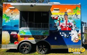 Kitchen Food Concession Trailer with Pro-Fire Suppression for Sale in Texas!