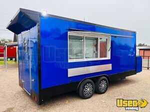 New and Ready to Go - 2023 8´ x 18´ Kitchen Food Trailer with Fire Suppression System for Sale in Texas!
