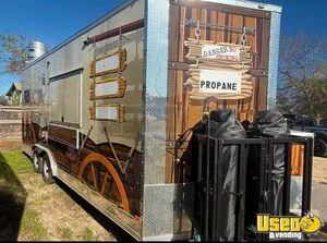 Well Equipped - 26' Kitchen Food Concession Trailer with Fire Suppression System + Bathroom for Sale in Texas!