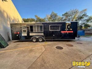NEW - 2024 Kitchen Food Concession Trailer with Fire Suppression System & Bathroom for Sale in Texas!