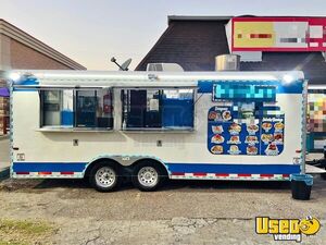 2010 8' x 20' Kitchen Food Concession Trailer with Fire Suppression System for Sale in Texas!
