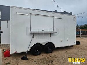 2022 - 8.5' x 16' Mobile Street Food Concession Trailer with Pro-Fire System for Sale in Texas!