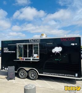 2022 - 8.5' x 20' Kitchen Food Trailer with Fire Suppression System for Sale in Texas!