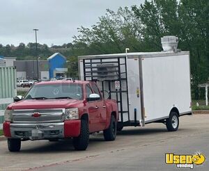 NEW - 2025 7' x 12' Kitchen Food Trailer | Food Concession Trailer for Sale in Texas!