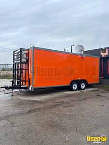 Like New - 2023 8' x 20' Kitchen Food Concession Trailer with Fire Suppression System for Sale in Texas!