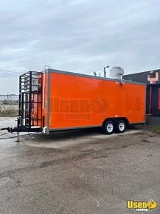 Like New - 2023 8' x 20' Kitchen Food Concession Trailer with Fire Suppression System for Sale in Texas!