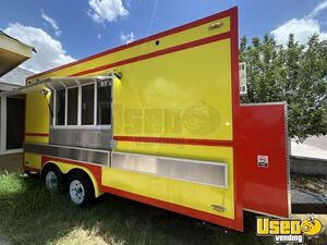 2023 8' x 16' Kitchen Food Trailer with Fire Suppression System | Concession Trailer for Sale in Texas!