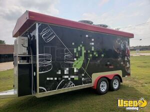 Fully-Equipped 2021 - 8' x 16' Mobile Kitchen Food Trailer for Sale in Texas!