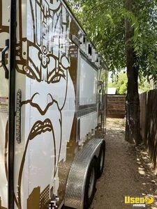 2023 7' x 14' Food Concession Trailer Mobile Kitchen w/ Pro Fire System for Sale in Texas!