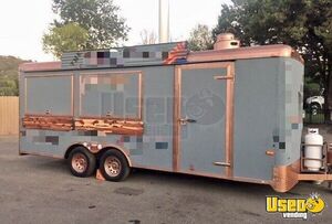County Approved 2008 - Cargo Craft 8' x 20 Food Concession Trailer for Sale in Texas!