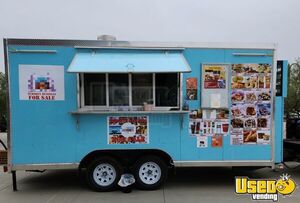 2022 - 8.5' x 16' Complete Turnkey Mini-Donut and Food Concession Trailer with Inventory for Sale in Texas!