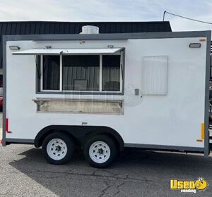 Well Maintained - 2024 8' x 16' Kitchen Food Trailer with  Fire Suppression System for Sale in Texas!