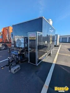 Like New - 2023  8' x 12' Kitchen Food Trailer with Fire Suppression System for Sale in Texas!