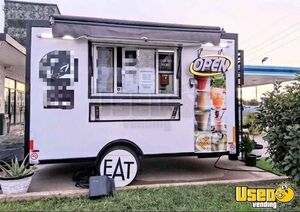 2024 Food Kitchen Concession Trailer Mobile Vending Unit w/ Pro Fire System for Sale in Texas!
