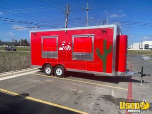TURNKEY - 2024 8' x 18' Kitchen Food Concession Trailer with Pro-Fire Suppression for Sale in Texas!