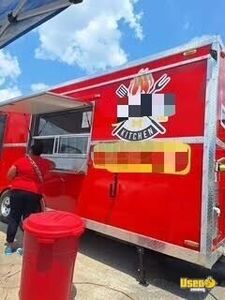 Like New - 2024 8' x 16' Kitchen Food Trailer | Food Concession Trailer for Sale in Texas!