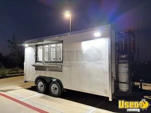 2023 8' x 16' Kitchen Food Concession Trailer with Pro-Fire System for Sale in Texas!