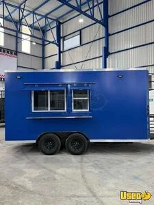 NEW - 2026 8.5' x 16' Kitchen Food Concession Trailer with Fire Suppression System for Sale in Texas!